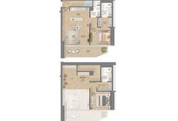 2 bedroom Duplex apartment